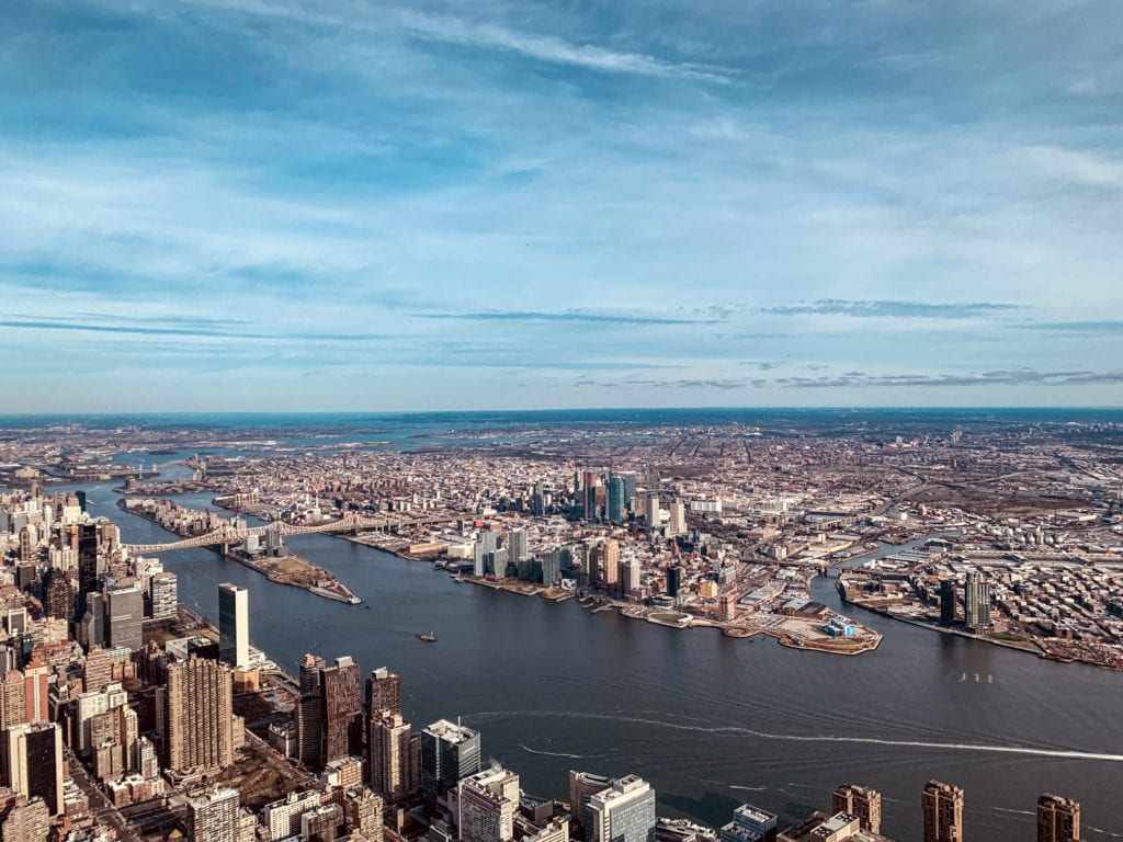 Manhattan desde helicóptero